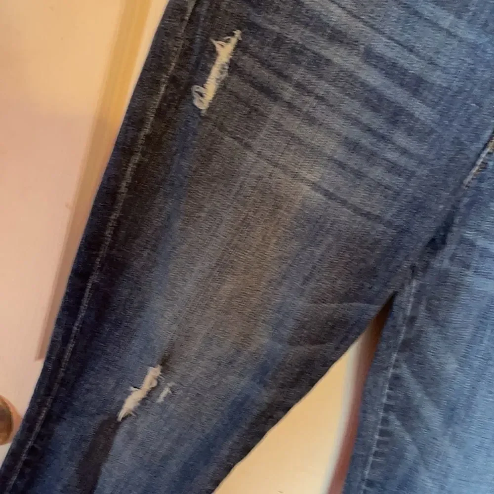 Kut floral Reese ankle straight jean sz 6
